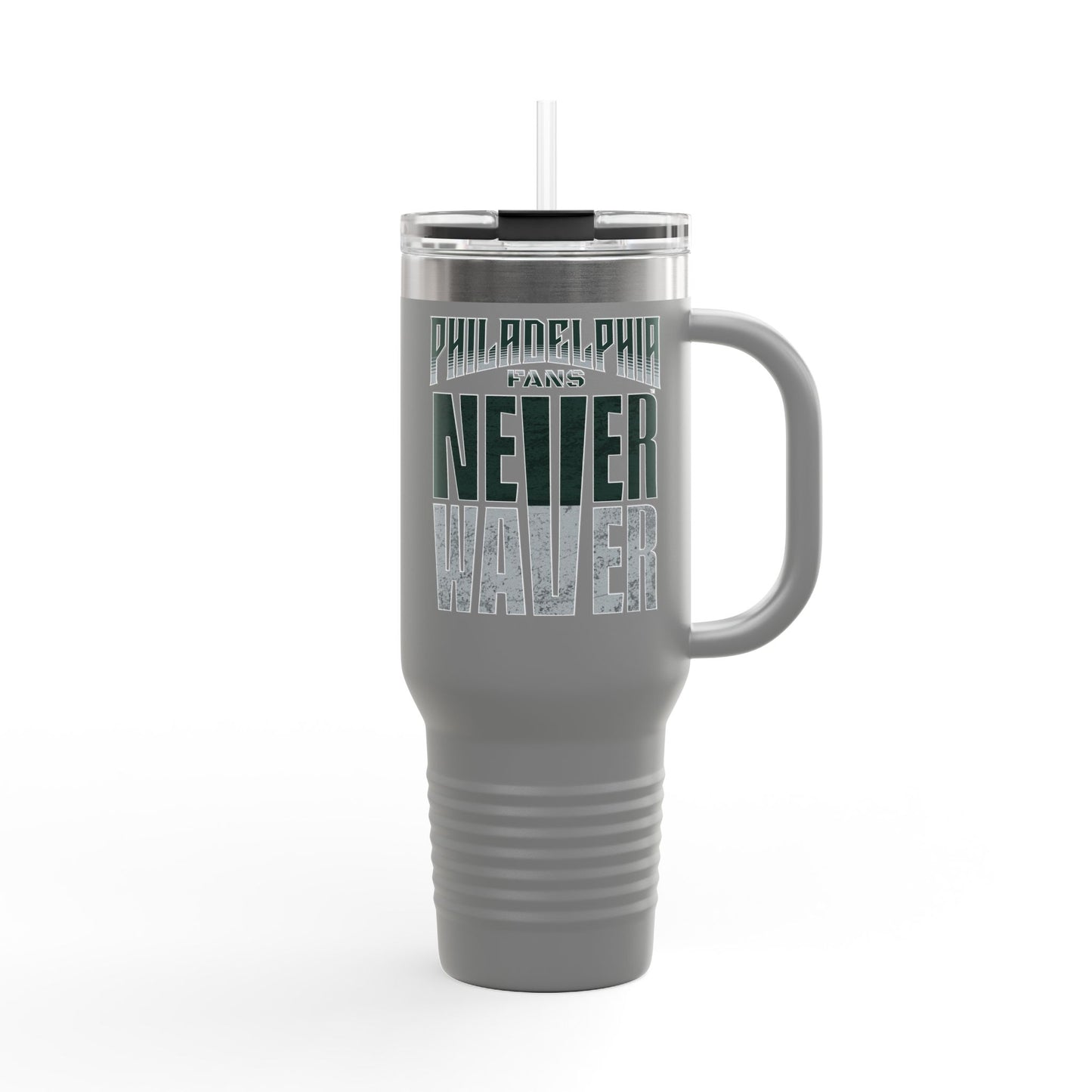 Philadelphia Fans Never Waver Insulated Travel Mug, 40oz