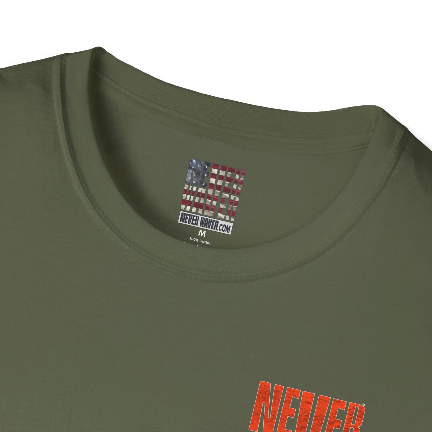 Denver Fans Never Waver Unisex Softstyle T-Shirt
