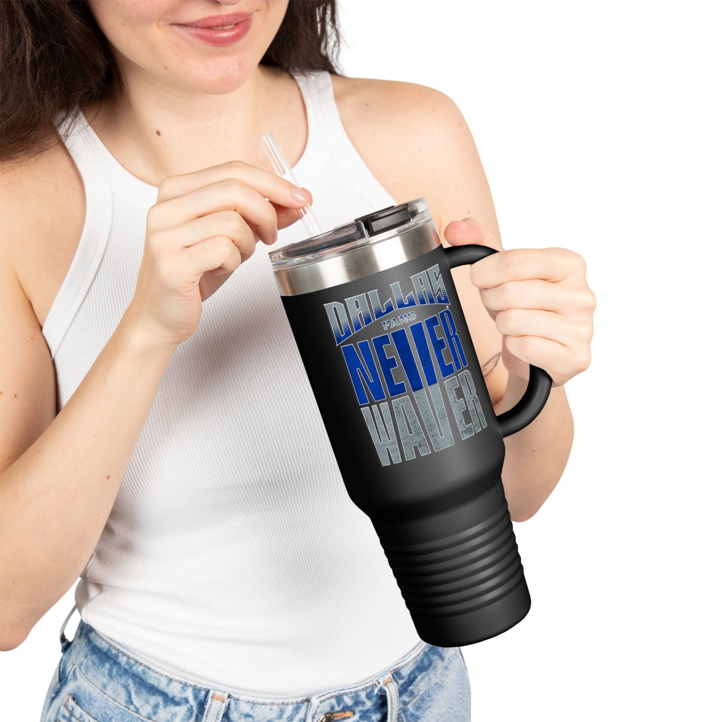 Dallas Fans Never Waver Insulated Travel Mug, 40oz