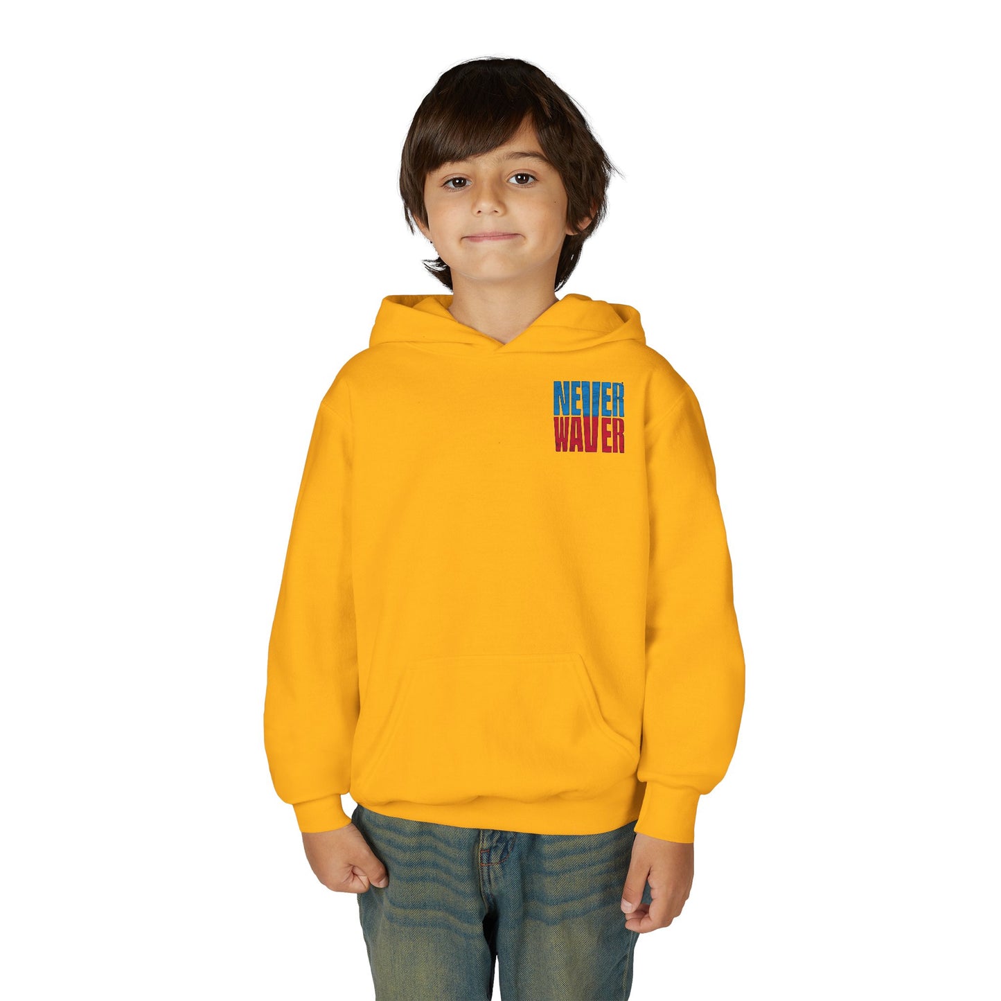 Tennessee Fans Never Waver Youth Heavy Blend Hooded Sweatshirt