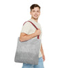Never Waver Mamma Gray Leopard Tote Bag (AOP)