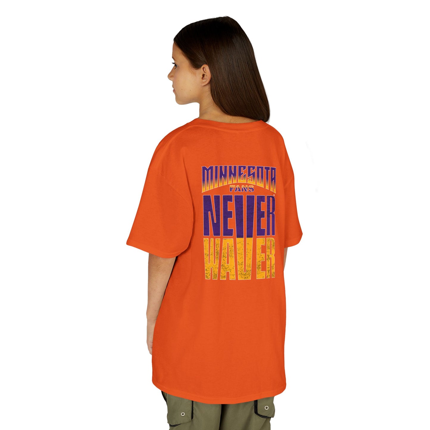 Minnesota Fans Never Waver Kids Heavy Cotton™ Tee