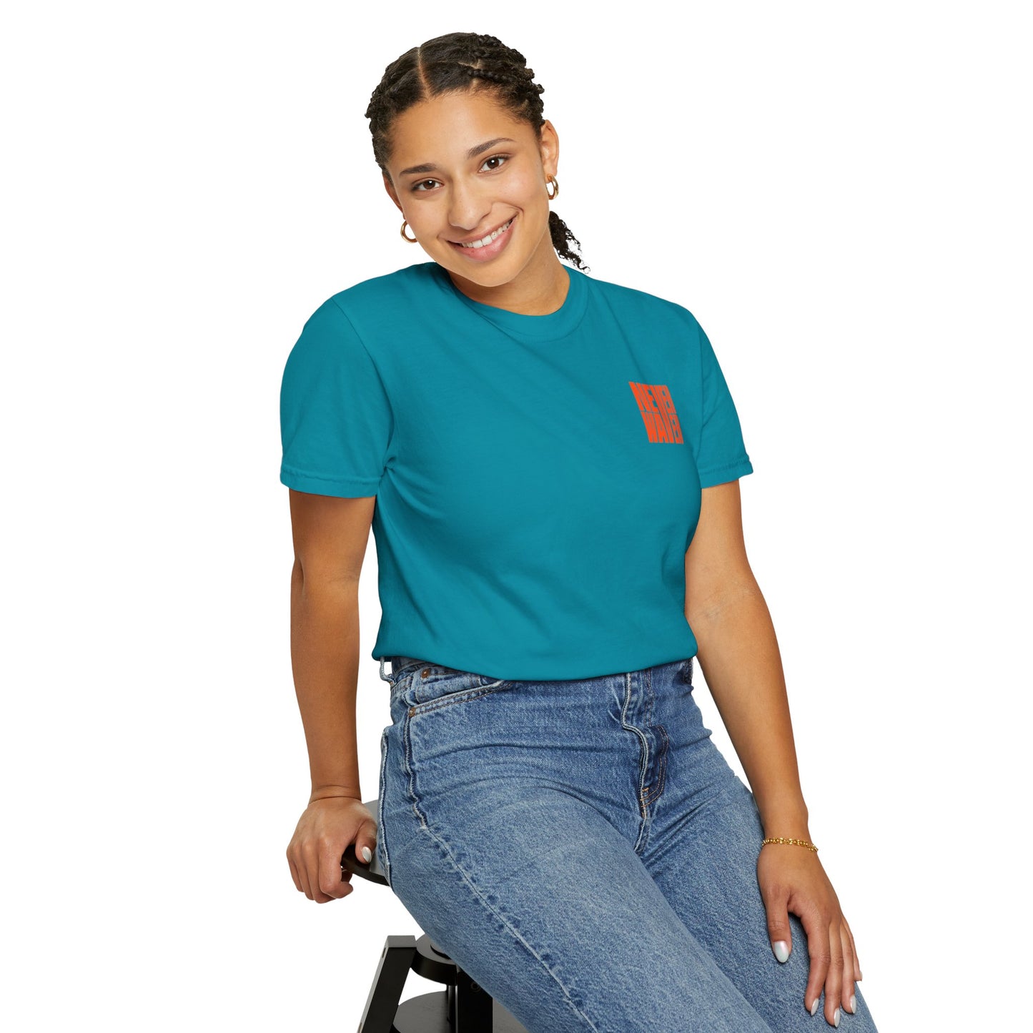 Unisex Garment-Dyed T-Shirt - 'Never Waver Oh Honey I am that Mom' Design
