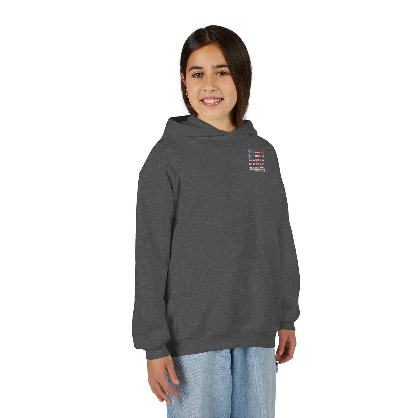 Youth Golf Hoodie - "Never Waver Golf" Sweatshirt for Young Golfers