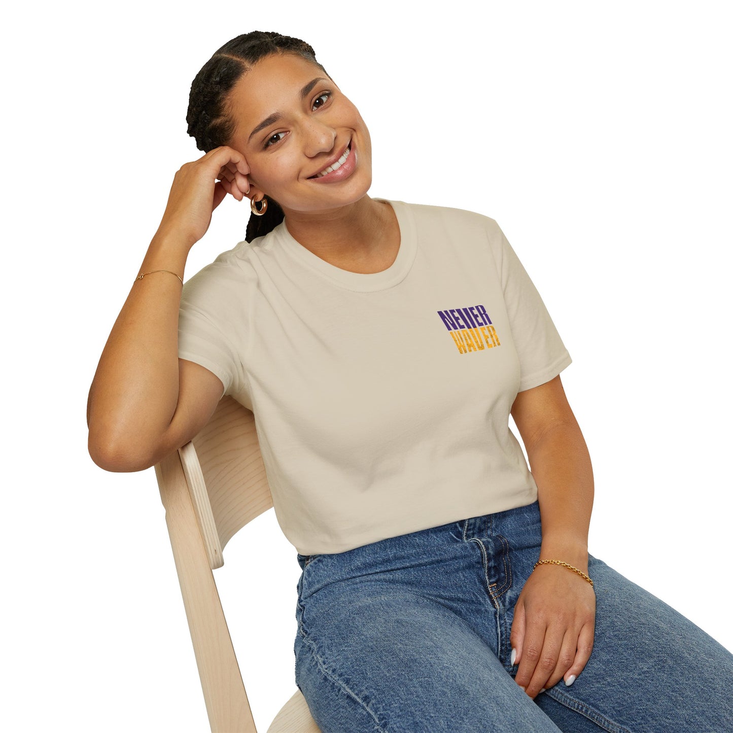 Minnesota Fans Never Waver Unisex Softstyle T-Shirt