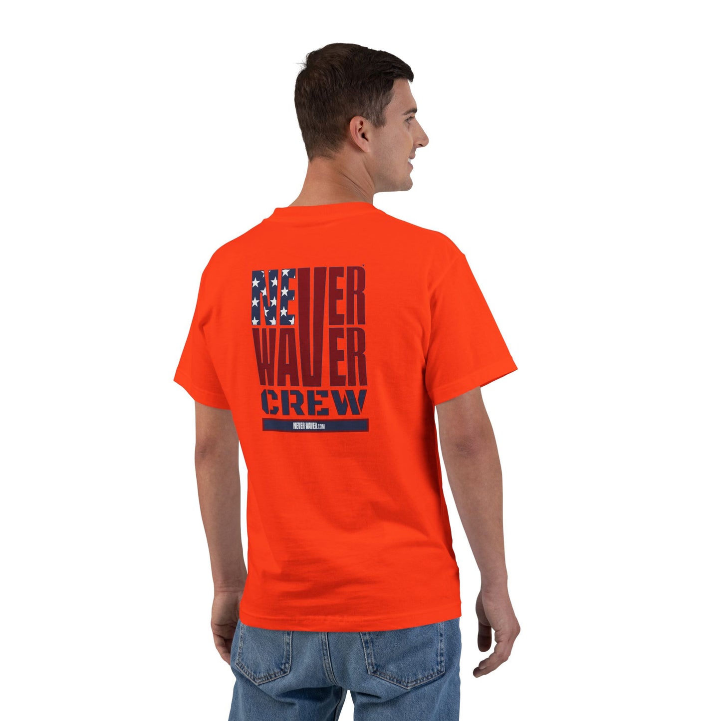Never Waver Crew Beefy-T®  Short-Sleeve T-Shirt