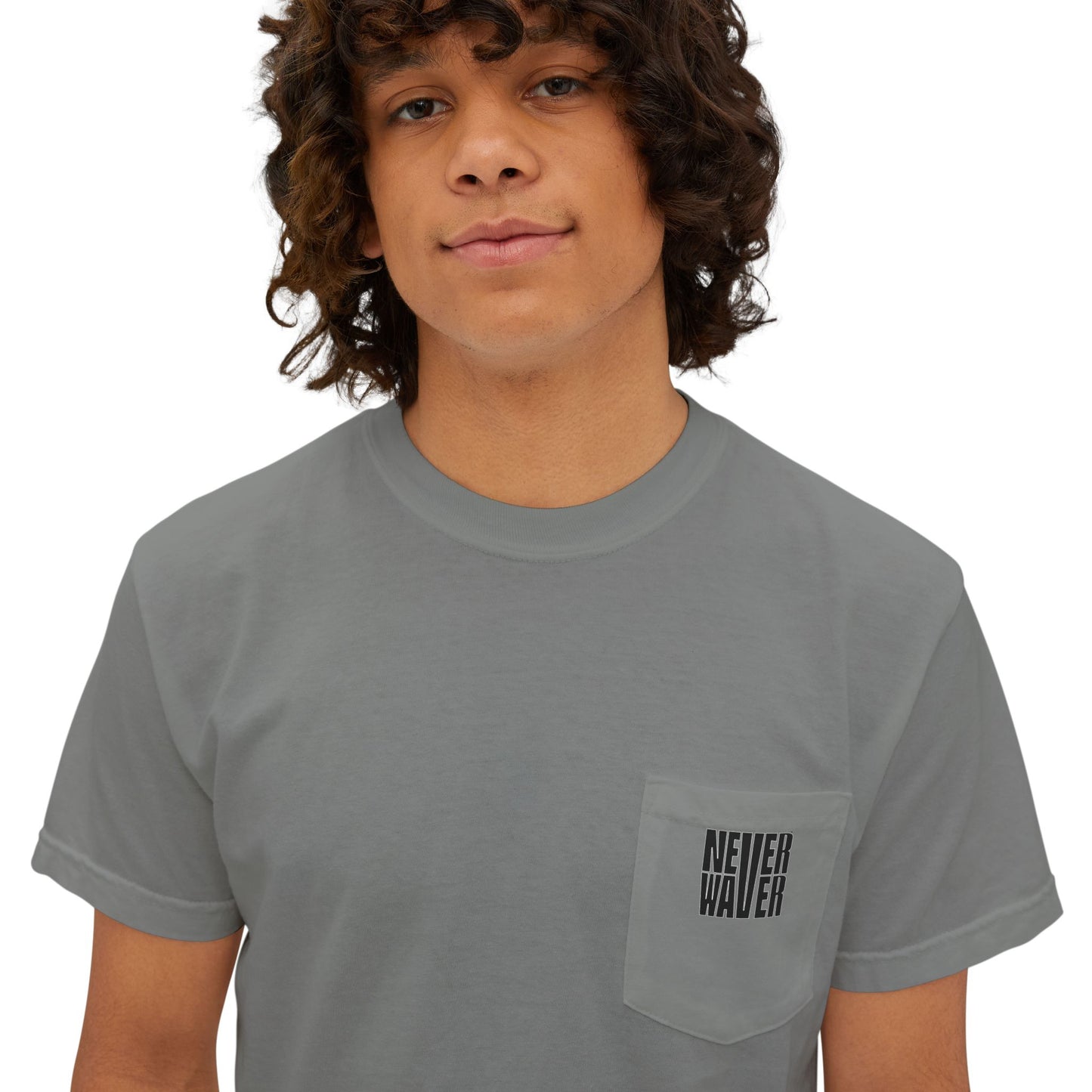 Unisex Garment-Dyed Pocket T-Shirt | "Never Waver Best Buckin' Dad Ever" Graphic Tee for Everyday Wear