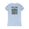 New York Fans Never Waver W-Leopard Football Women's Favorite Tee