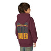 Green Bay Fans Never Waver Youth Heavy Blend Hooded Sweatshirt
