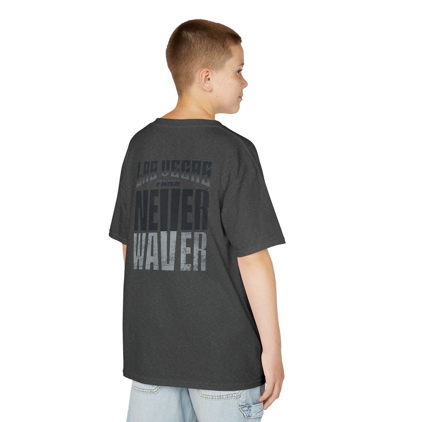 Las Vegas Fans Never Waver Kids Heavy Cotton™ Tee