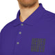 Never Waver Embroidered adidas Unisex Performance Polo by Printify