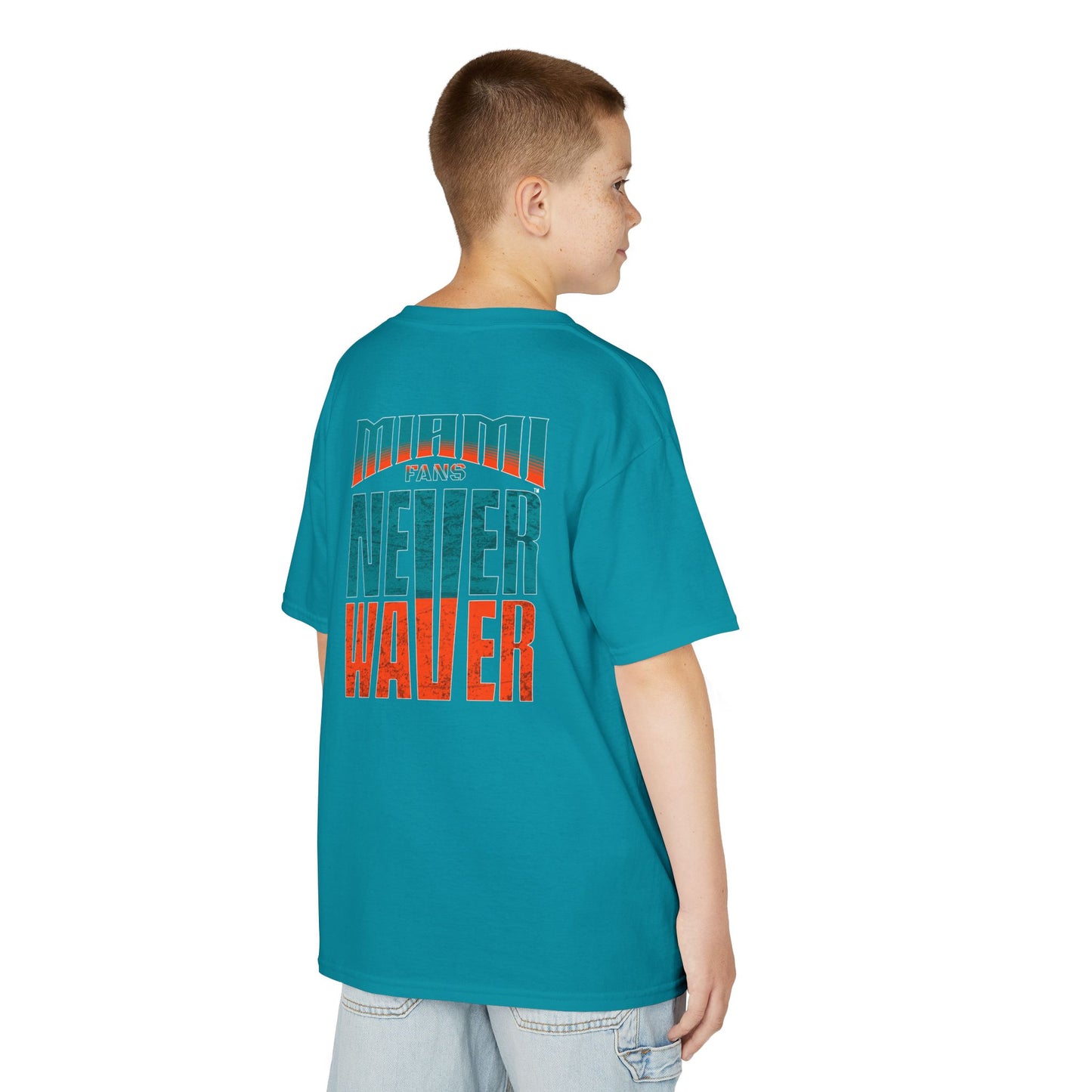 Miami Fans Never Waver Kids Heavy Cotton™ Tee