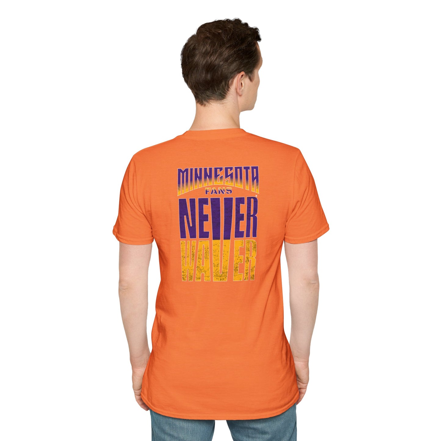 Minnesota Fans Never Waver Unisex Softstyle T-Shirt