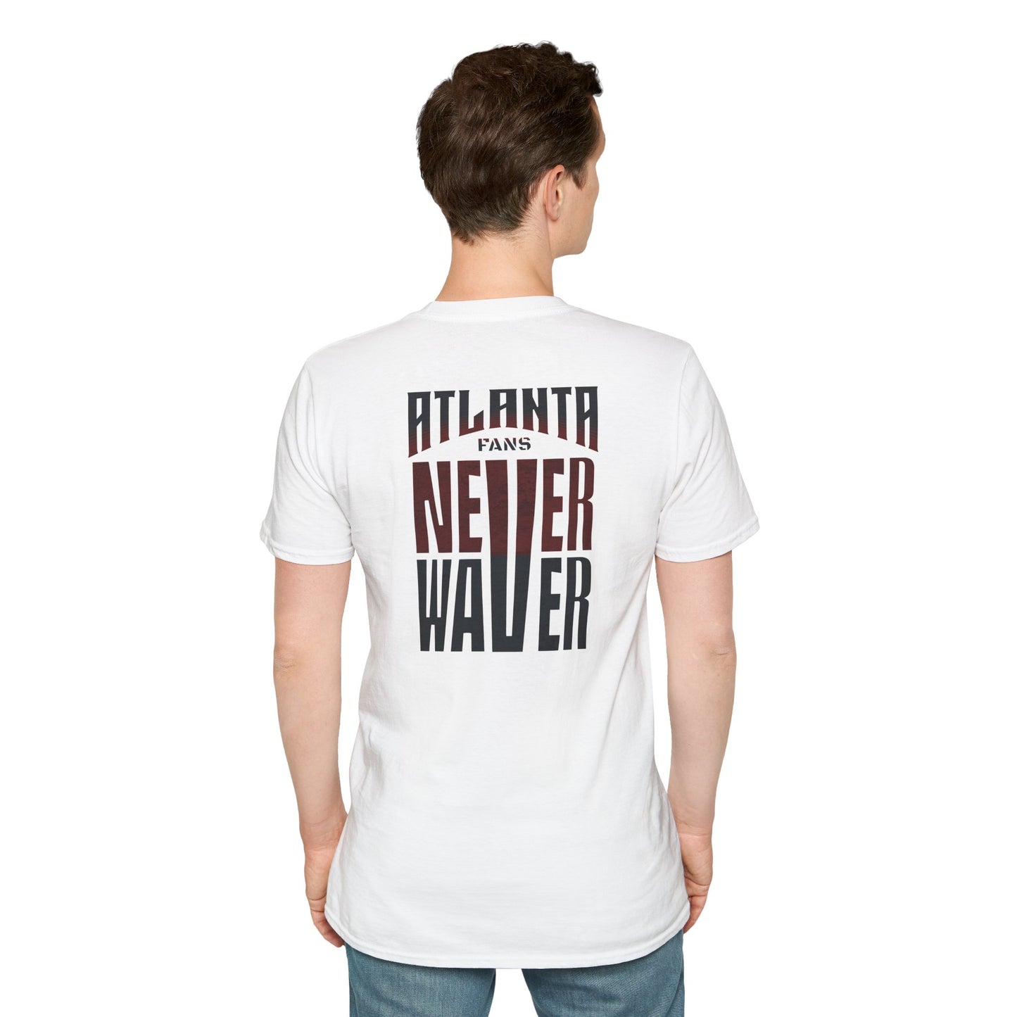 Atlanta Fans Never Waver Unisex Softstyle T-Shirt