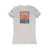 Denver Fans Never Waver W-Leopard Football Women's Favorite Tee