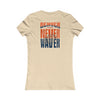 Denver Fans Never Waver W-Leopard Football Women's Favorite Tee