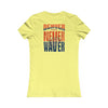 Denver Fans Never Waver W-Leopard Football Women's Favorite Tee