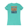 Denver Fans Never Waver W-Leopard Football Women's Favorite Tee