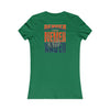 Denver Fans Never Waver W-Leopard Football Women's Favorite Tee