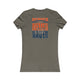 Denver Fans Never Waver W-Leopard Football Women's Favorite Tee by Printify