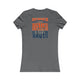 Denver Fans Never Waver W-Leopard Football Women's Favorite Tee by Printify