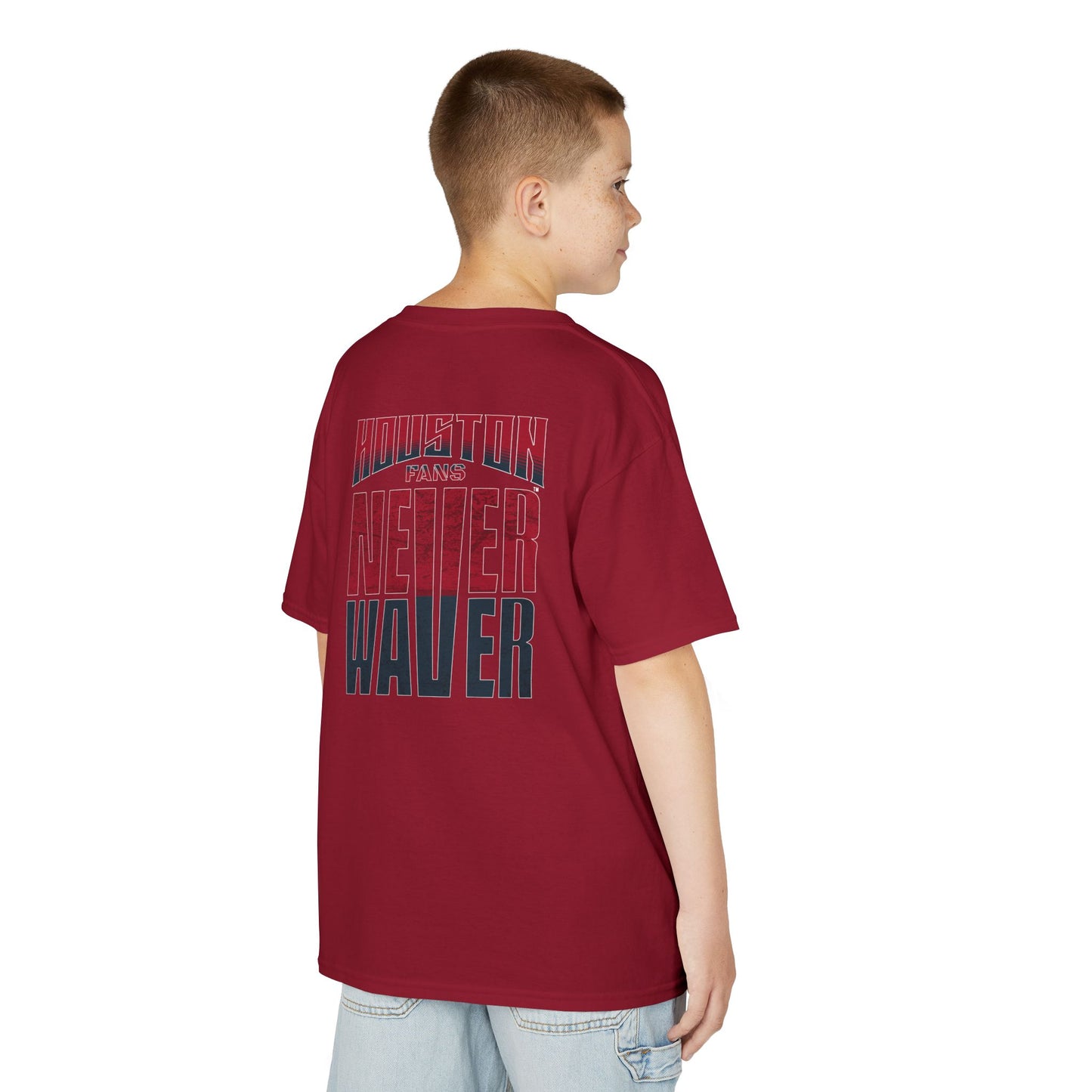Houston Fans Never Waver Kids Heavy Cotton™ Tee