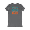 Miami Fans Never Waver W-Leopard Football Women's Favorite Tee