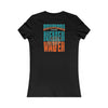 Miami Fans Never Waver W-Leopard Football Women's Favorite Tee