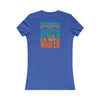 Miami Fans Never Waver W-Leopard Football Women's Favorite Tee