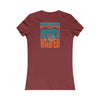 Miami Fans Never Waver W-Leopard Football Women's Favorite Tee