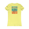 Miami Fans Never Waver W-Leopard Football Women's Favorite Tee