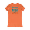 Miami Fans Never Waver W-Leopard Football Women's Favorite Tee