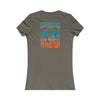 Miami Fans Never Waver W-Leopard Football Women's Favorite Tee
