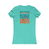 Miami Fans Never Waver W-Leopard Football Women's Favorite Tee