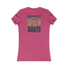Jacksonville Fans Never Waver W-Leopard Football Women's Favorite Tee