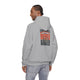 Cincinnati Fans Never Waver Hoodie w Leopard Football - Unisex Heavy Blend Sweatshirt by Printify