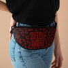 Never Waver Red Leopard Fanny Pack
