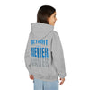 Detroit Fans Never Waver Youth Heavy Blend Hooded Sweatshirt