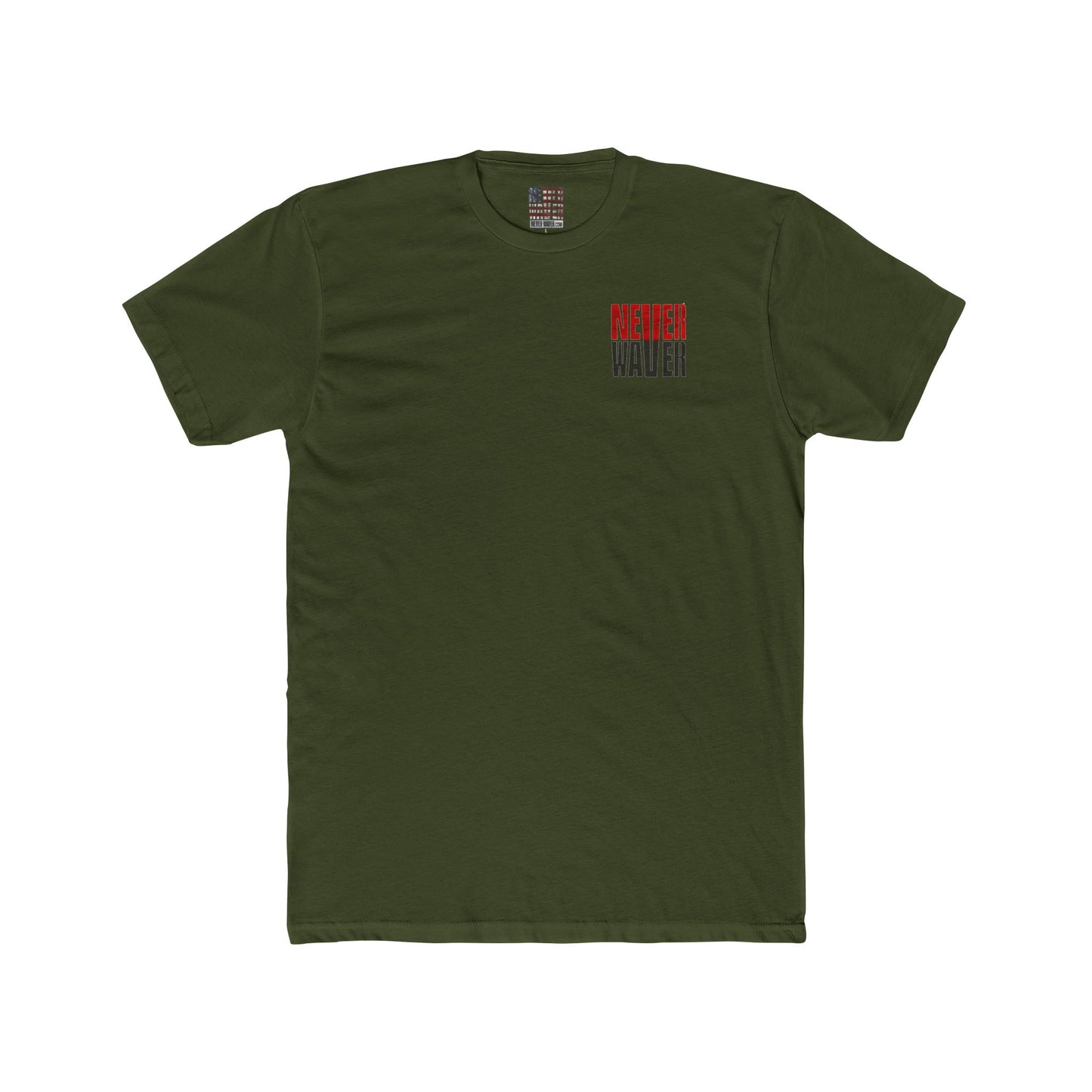 Tampa Bay Fans Never Waver Unisex Cotton Crew Tee
