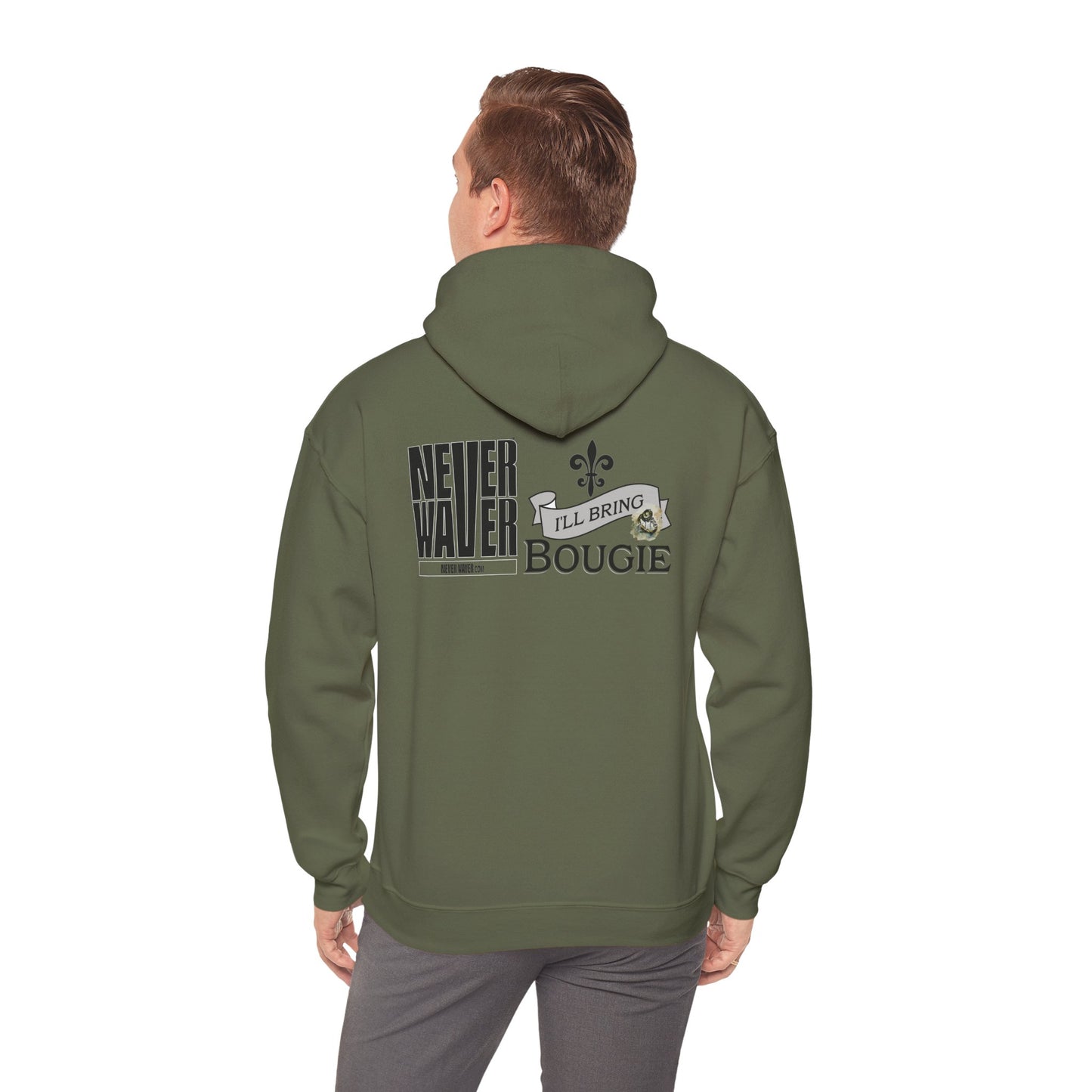 "Never Waver I'll Bring The Bougie" Inspirational Unisex  Hoodie