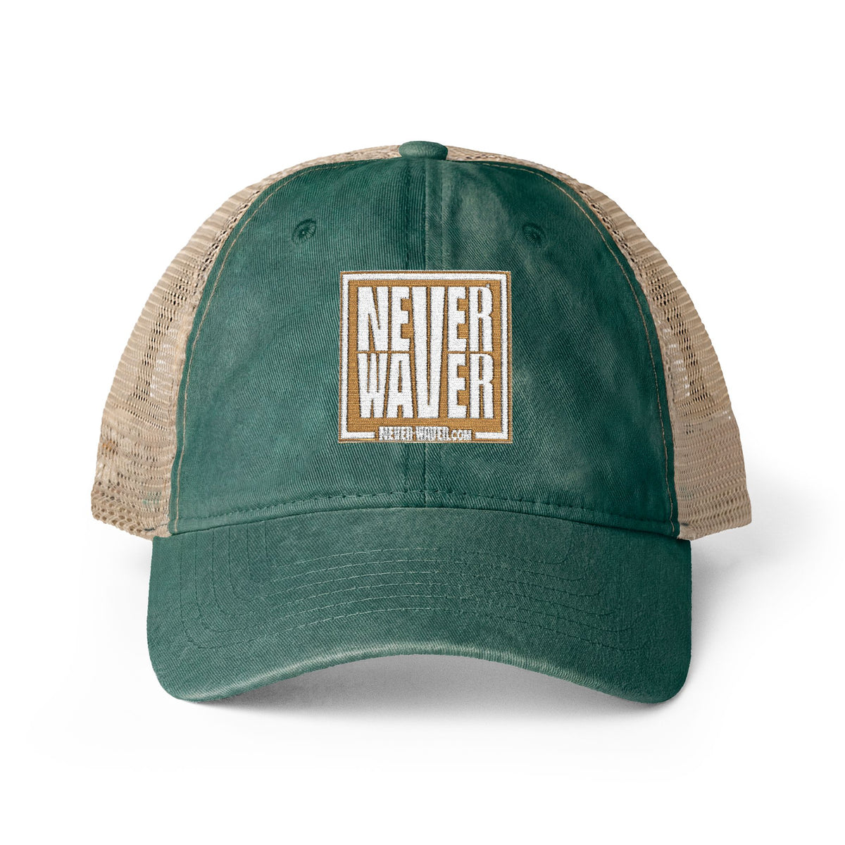 Never Waver Women's Washed Mesh-Back Cap