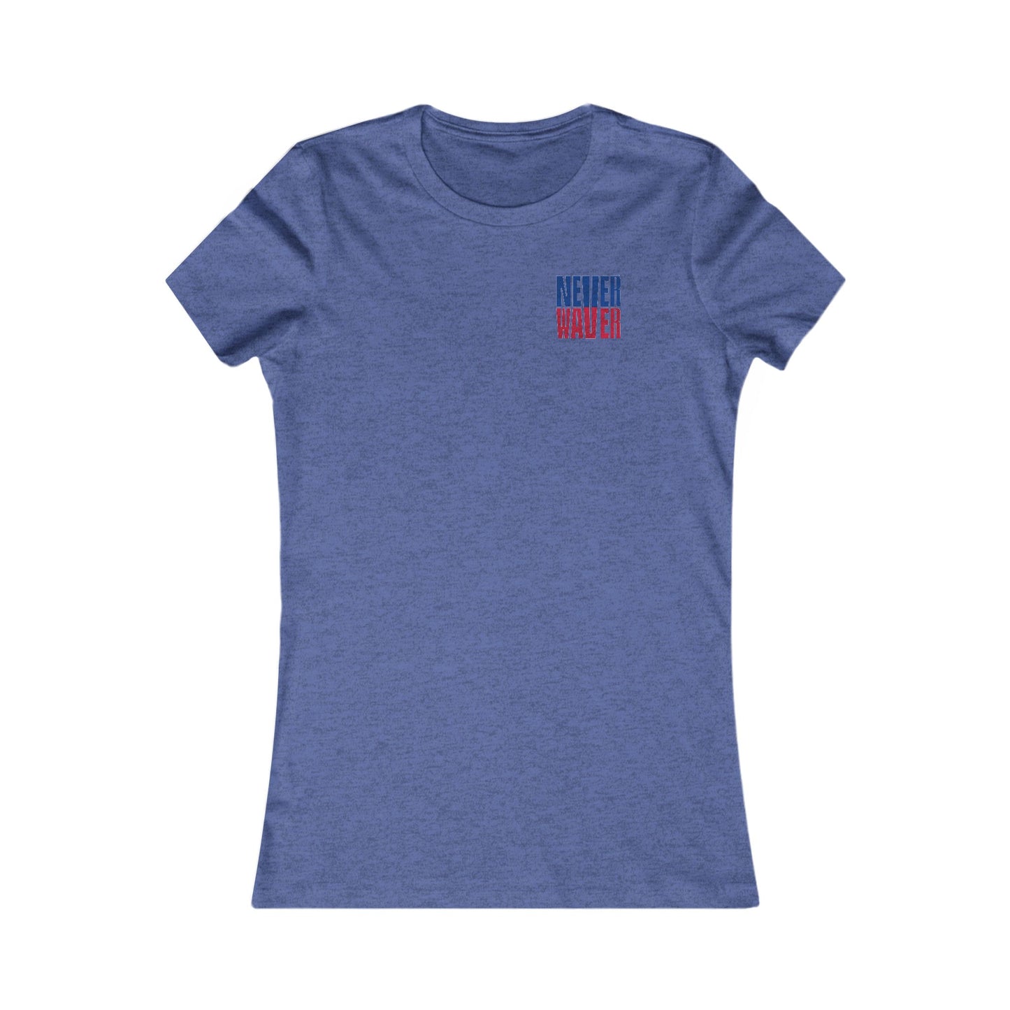 Buffalo Fans Never Waver W-Leopard Football Women's Favorite Tee