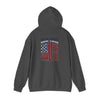 'New York Fans Never Waver' American Flag Design Unisex Heavy Blend™ Hoodie