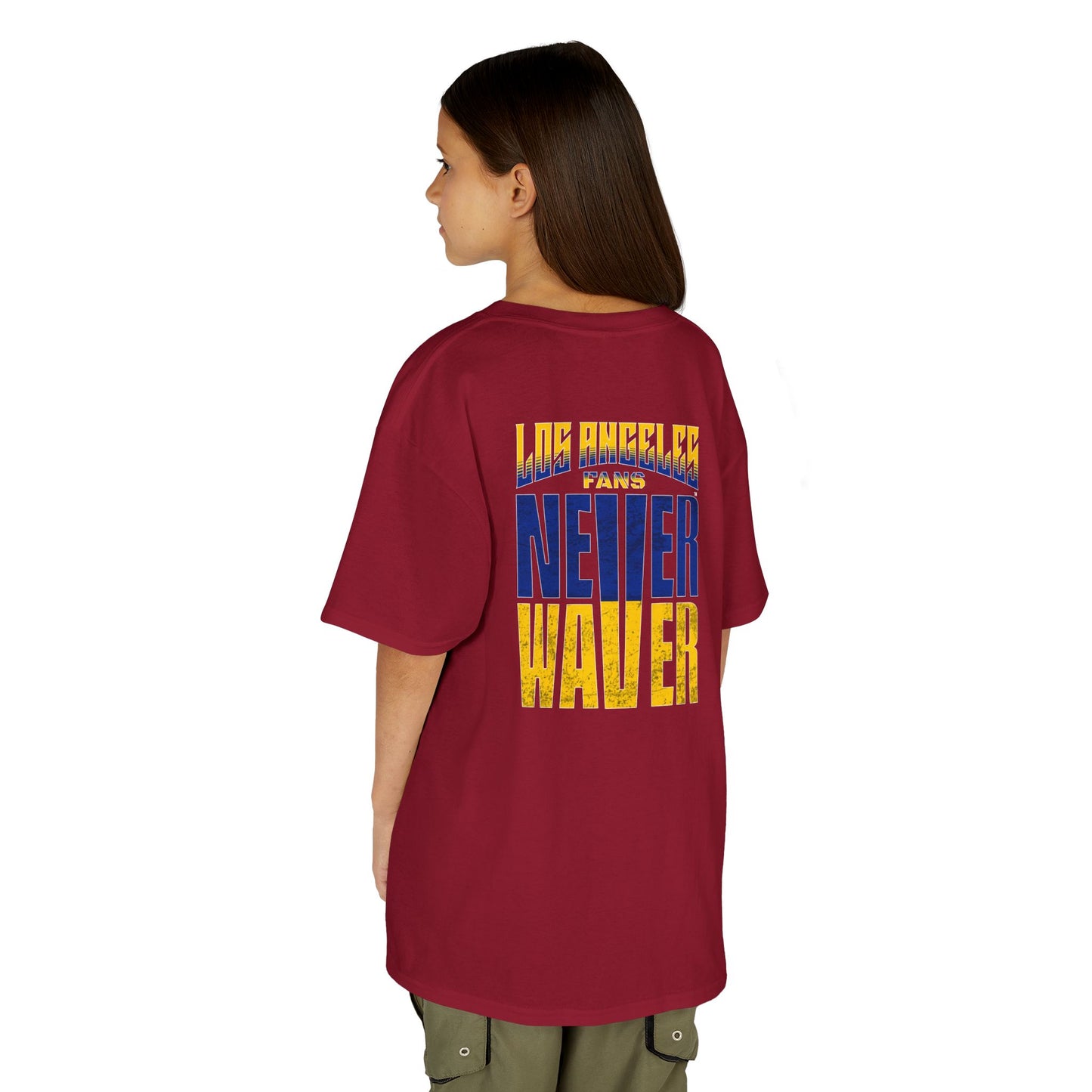 Los Angeles  Fans Never Waver Kids Heavy Cotton™ Tee