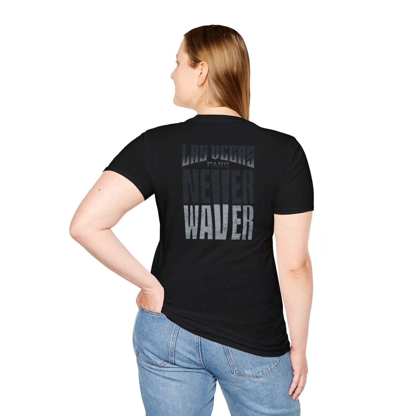 Las Vegas Fans Never Waver Unisex Softstyle T-Shirt