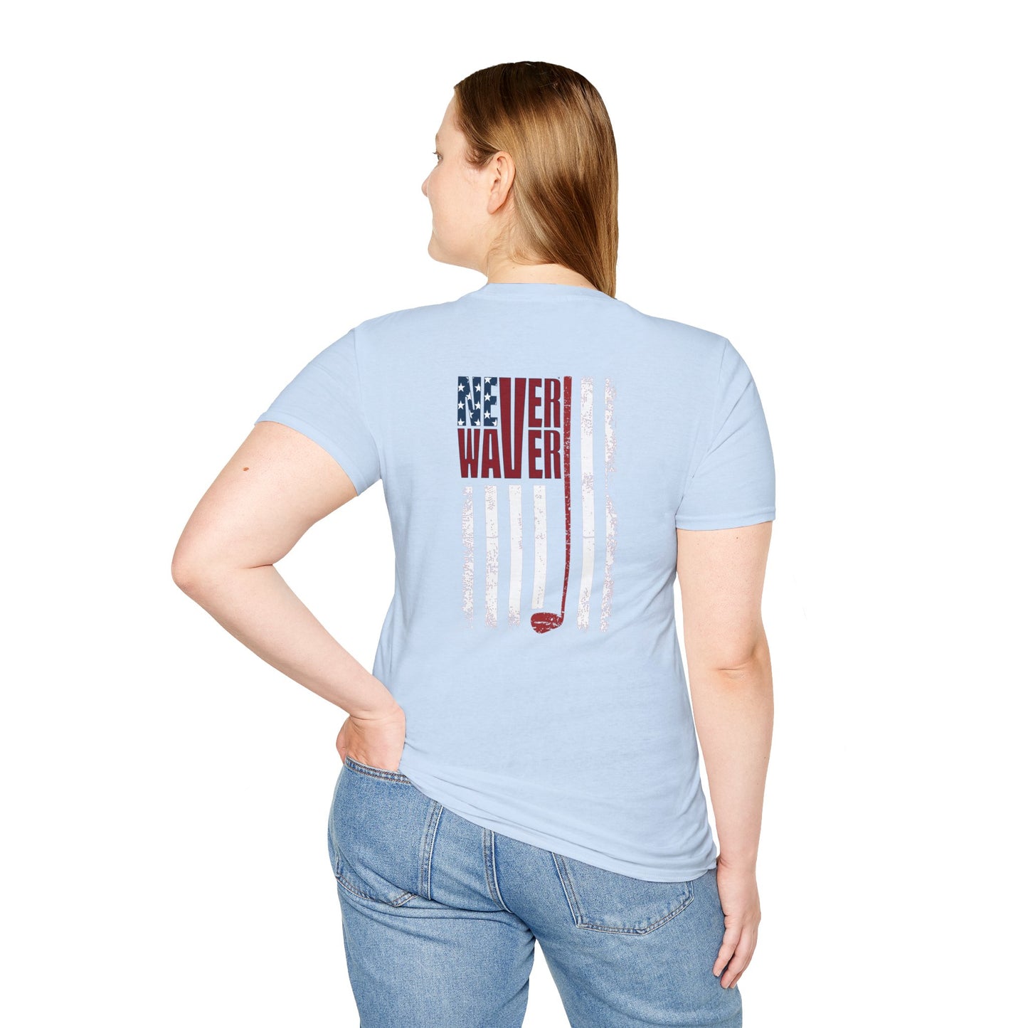 Never Waver Golf Unisex Soft style T-Shirt