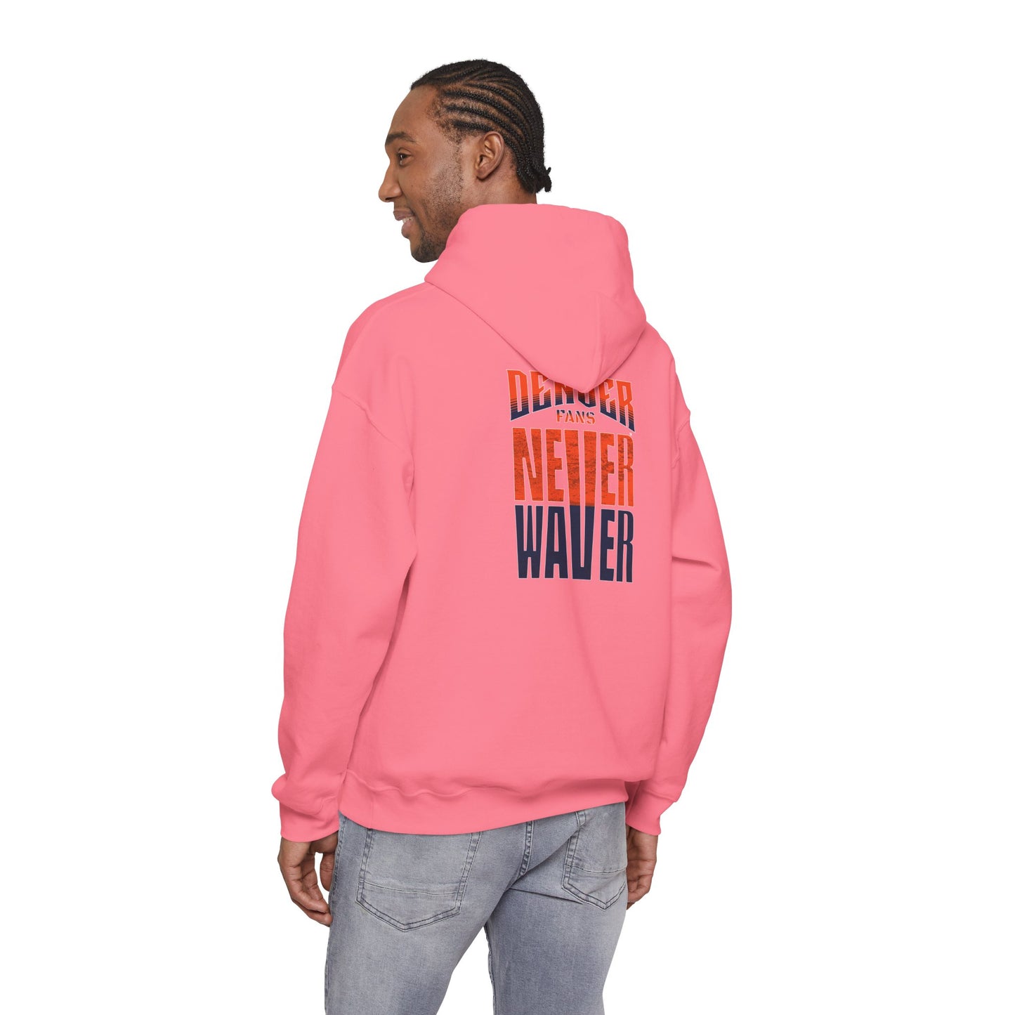 Denver Fans Never Waver Unisex Heavy Blend™ Hoodie grit Driven
