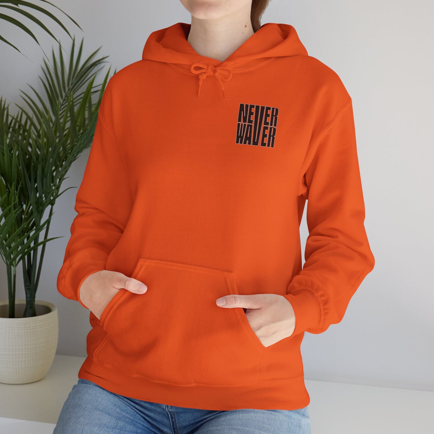 "Never Waver I'll Bring The Crazy" Inspirational Unisex Hoodie