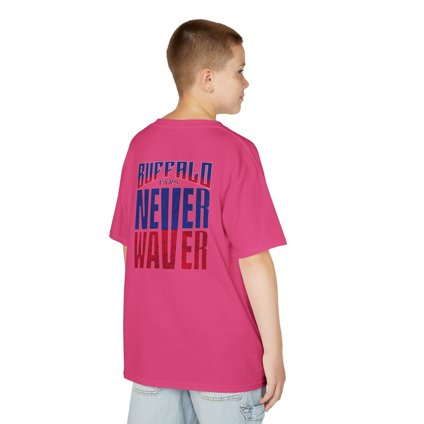 Buffalo Fans Never Waver Kids Heavy Cotton™ Tee