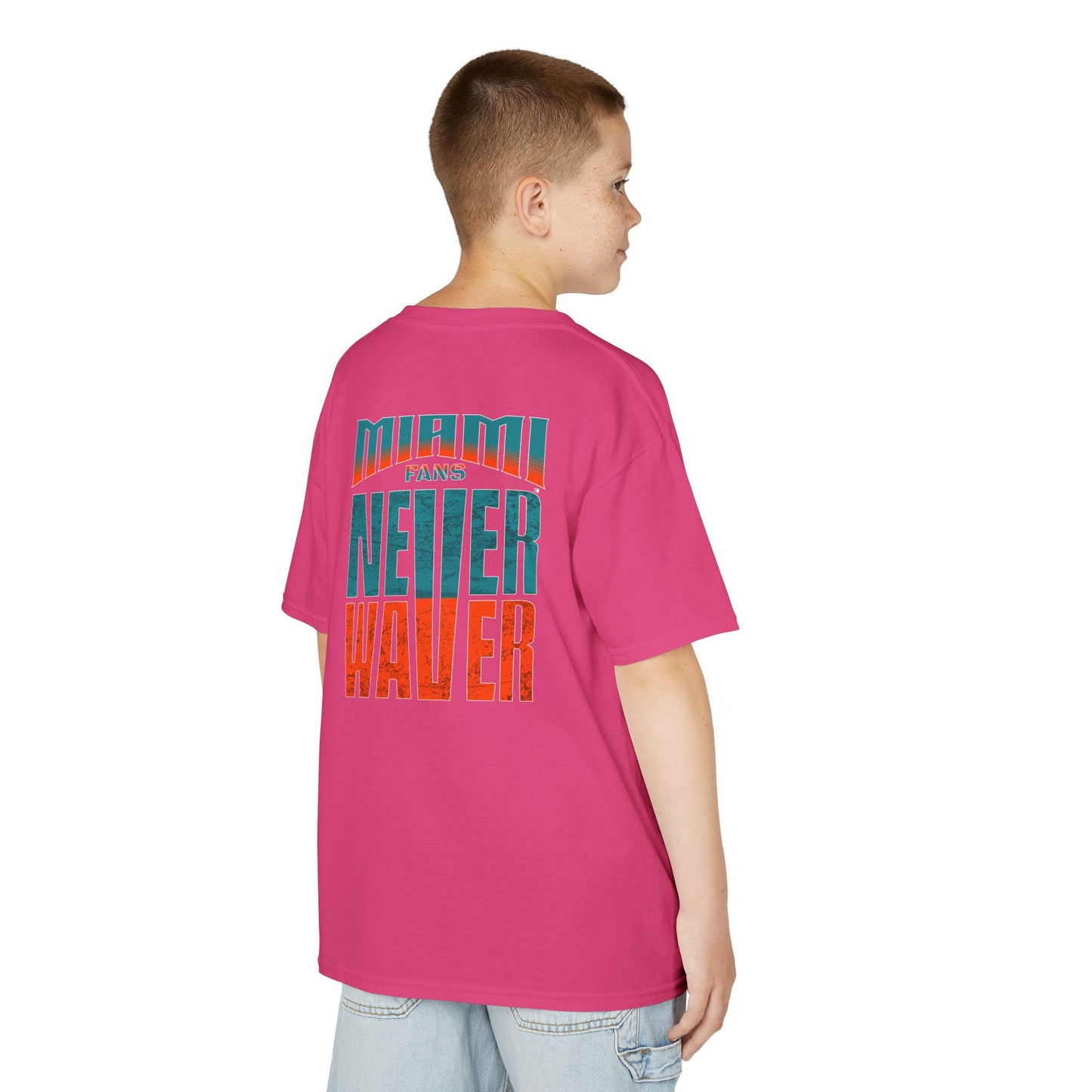 Miami Fans Never Waver Kids Heavy Cotton™ Tee